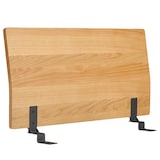 ベッドフレーム用ヘッドボード・セミダブル・オーク材