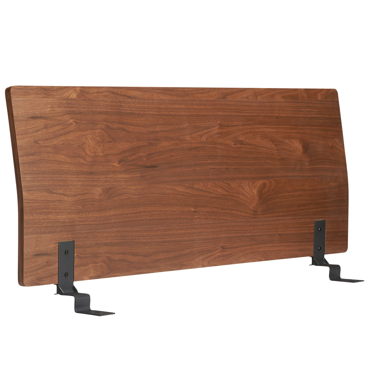 ベッドフレーム用ヘッドボード・ダブル・ウォールナット材 | 無印良品