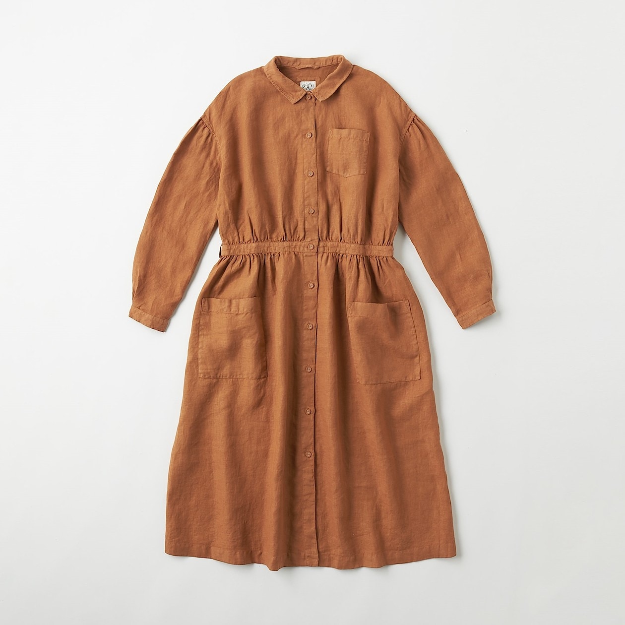 ＰＯＯＬ いろいろの服 アトリエシャツワンピース ブラウン | 無印良品