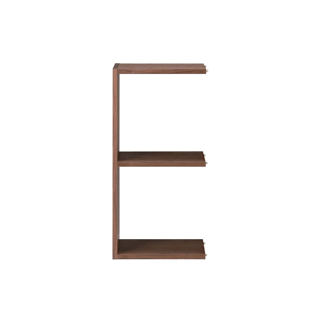 スタッキングシェルフ・追加2段・ウォールナット材 | 無印良品