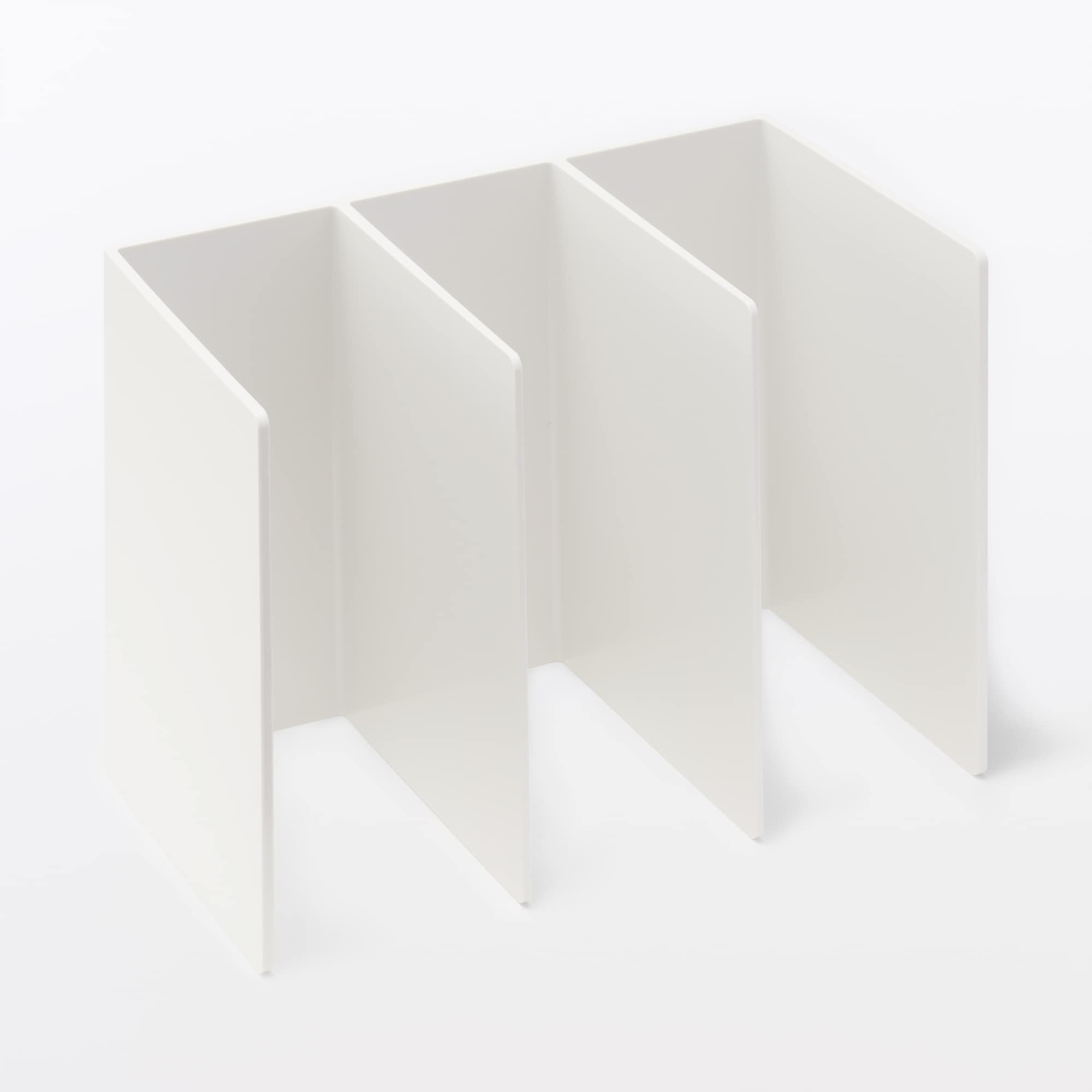 スチロール仕切りスタンド・ホワイトグレー