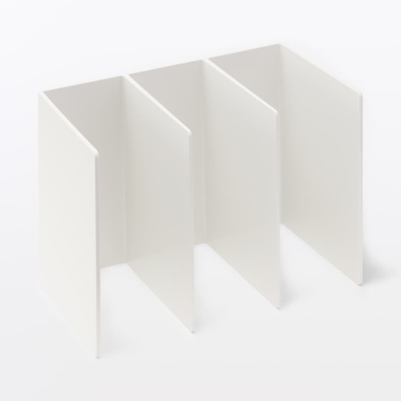 スチロール仕切りスタンド・ホワイトグレー