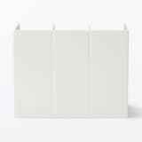 スチロール仕切りスタンド・ホワイトグレー