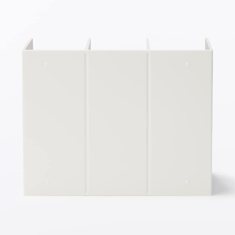 スチロール仕切りスタンド・ホワイトグレー