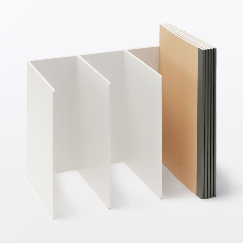 スチロール仕切りスタンド・ホワイトグレー