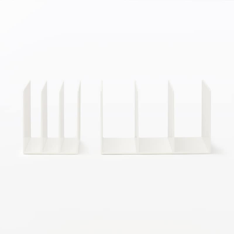 スチロール仕切りスタンド・ホワイトグレー