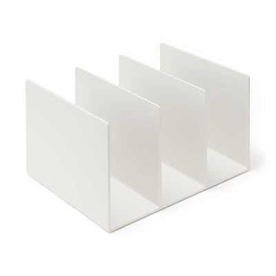 スチロール仕切りスタンド・ホワイトグレー　３仕切・大