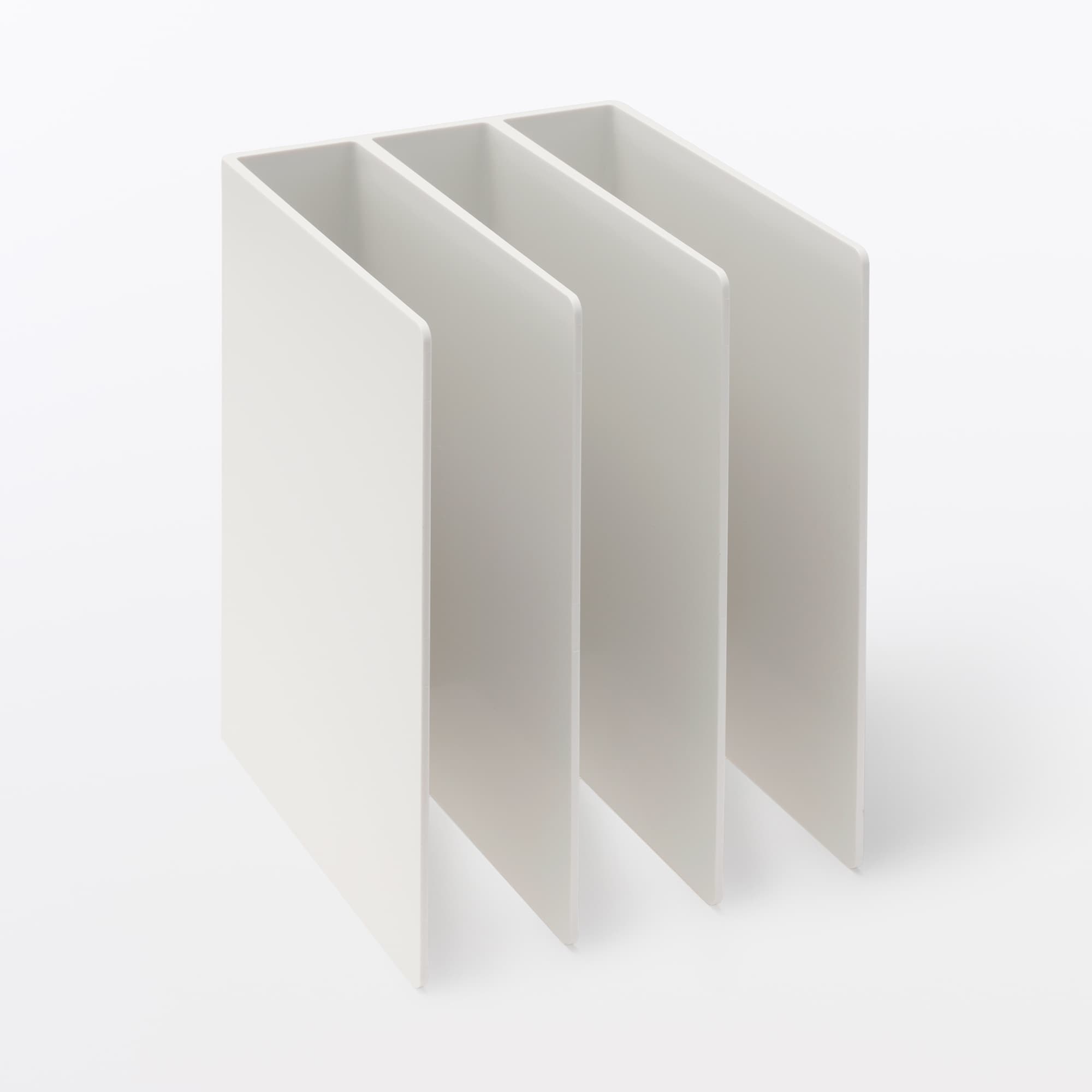 スチロール仕切りスタンド・ホワイトグレー