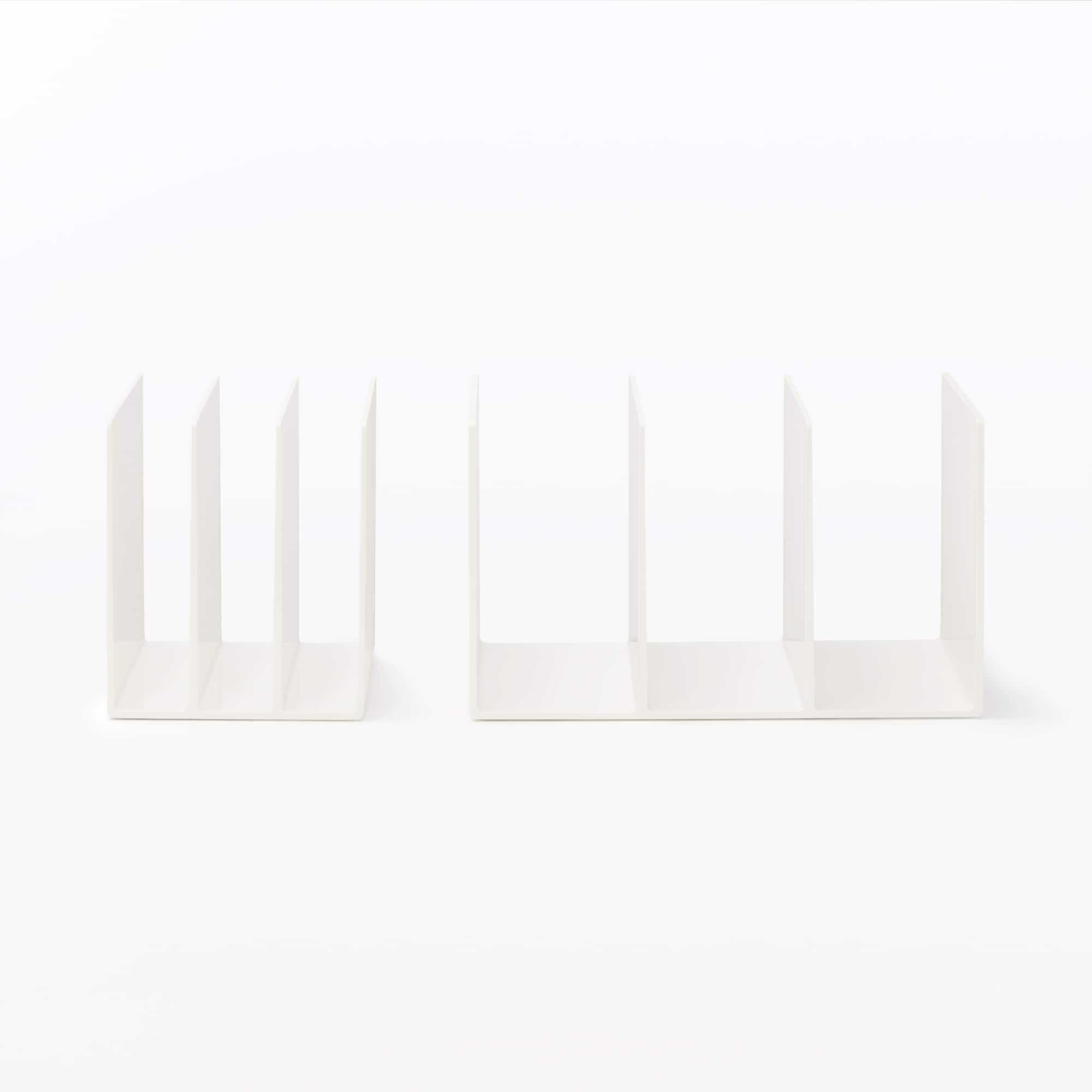 スチロール仕切りスタンド・ホワイトグレー