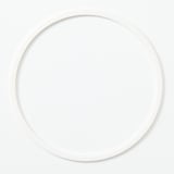 【パーツ】ポリプロピレンスクリューキャップ丸型弁当箱・白　パッキン