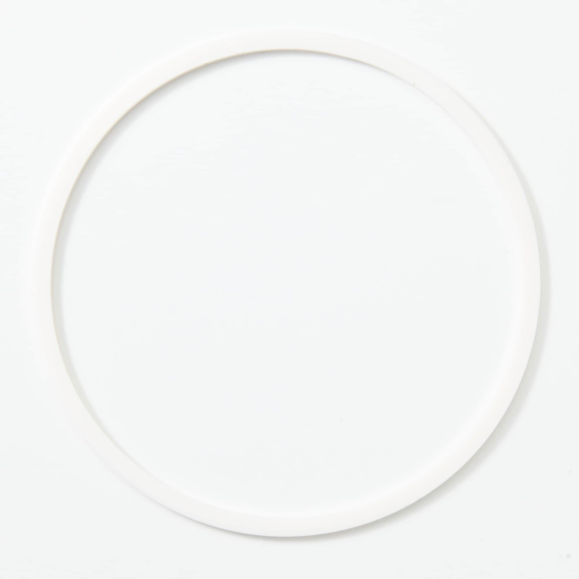 【パーツ】ポリプロピレンスクリューキャップ丸型弁当箱・白　パッキン