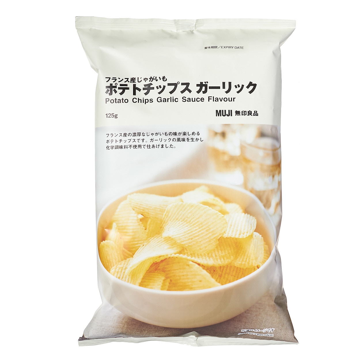 フランス産じゃがいも ポテトチップス ガーリック 125g 通販 フランス産じゃがいも ポテトチップス ガーリック 125g 通販