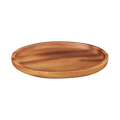 アカシアトレー　約直径２６ｃｍ