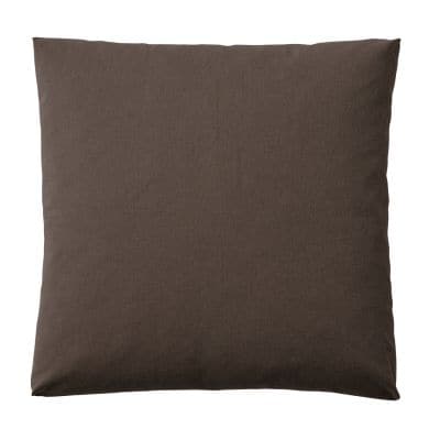 【カバー】ポリエステル平織ユニットソファ用羽根クッションカバー／ブラウン