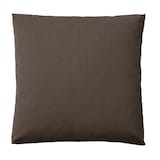ポリエステル平織ユニットソファ用羽根クッションカバー／ブラウン