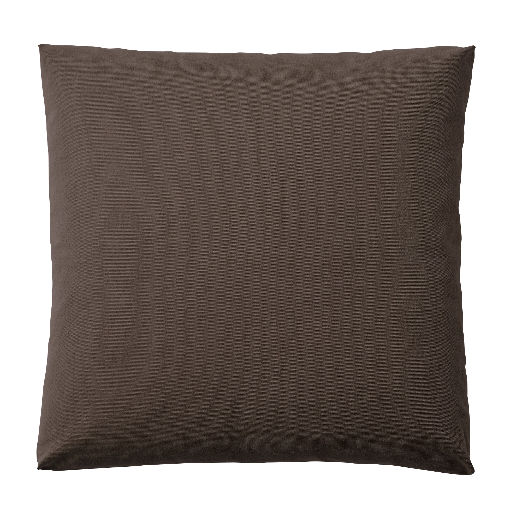 ポリエステル平織ユニットソファ用羽根クッションカバー／ブラウン