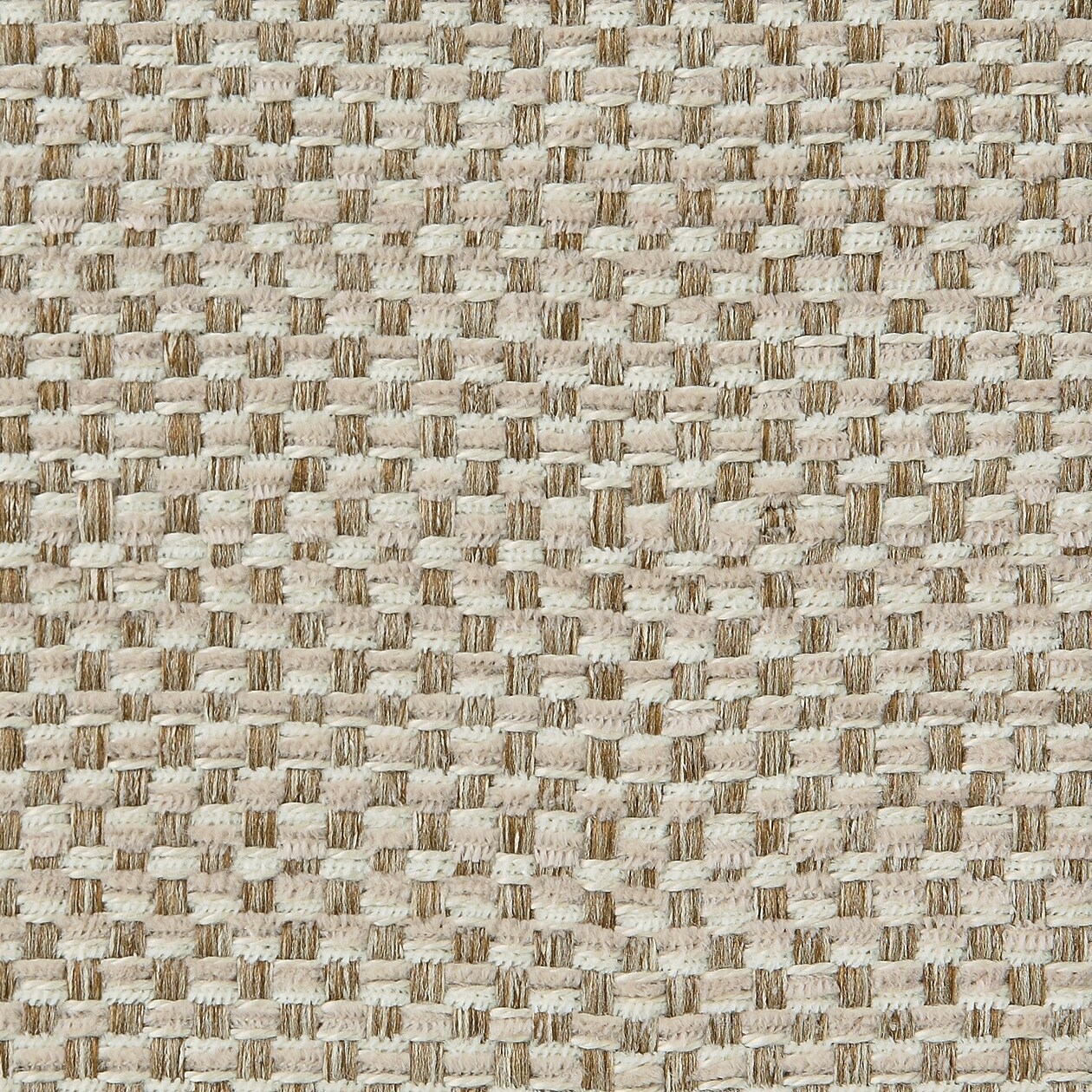 綿ポリエステル変り織ハイバックリクライニングソファ・オットマン用カバー／ベージュ