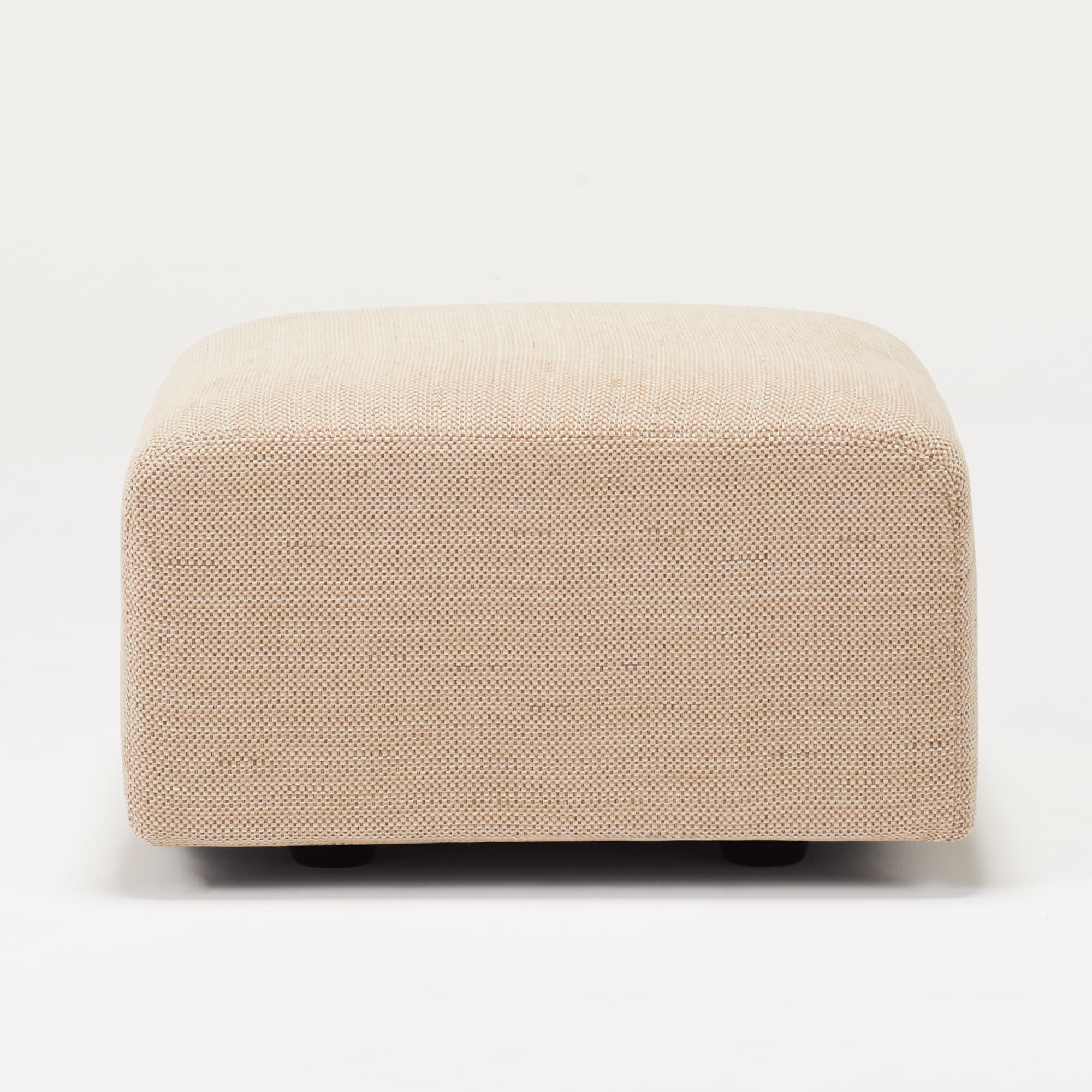 綿ポリエステル変り織ユニットソファ・オットマン・小用カバー／ベージュ