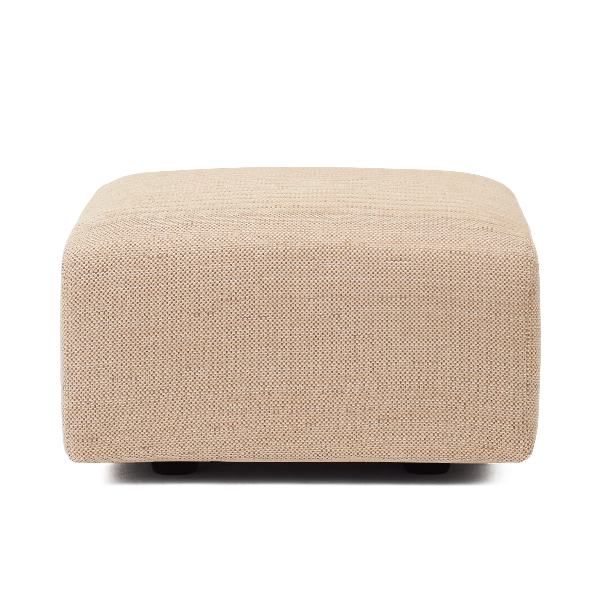 綿ポリエステル変り織ユニットソファ・オットマン・小用カバー／ベージュ