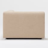 綿ポリエステル変り織ユニットソファ・アーム付・大・幅９８ｃｍ用カバー／ベージュ