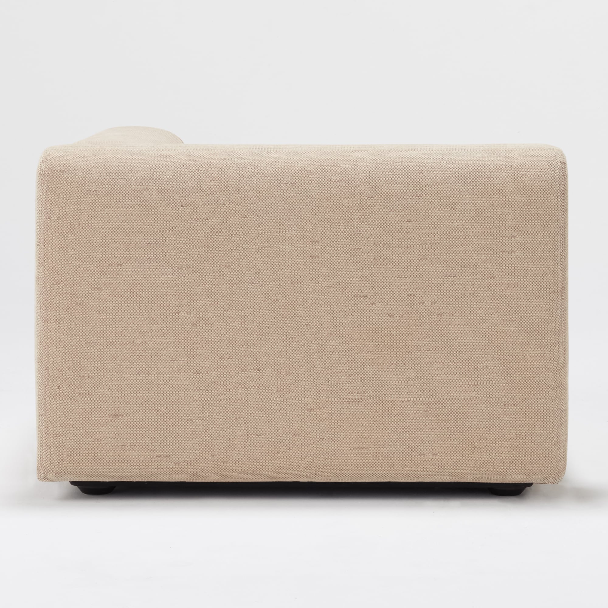 綿ポリエステル変り織ユニットソファ・アーム付・大・幅９８ｃｍ用カバー／ベージュ