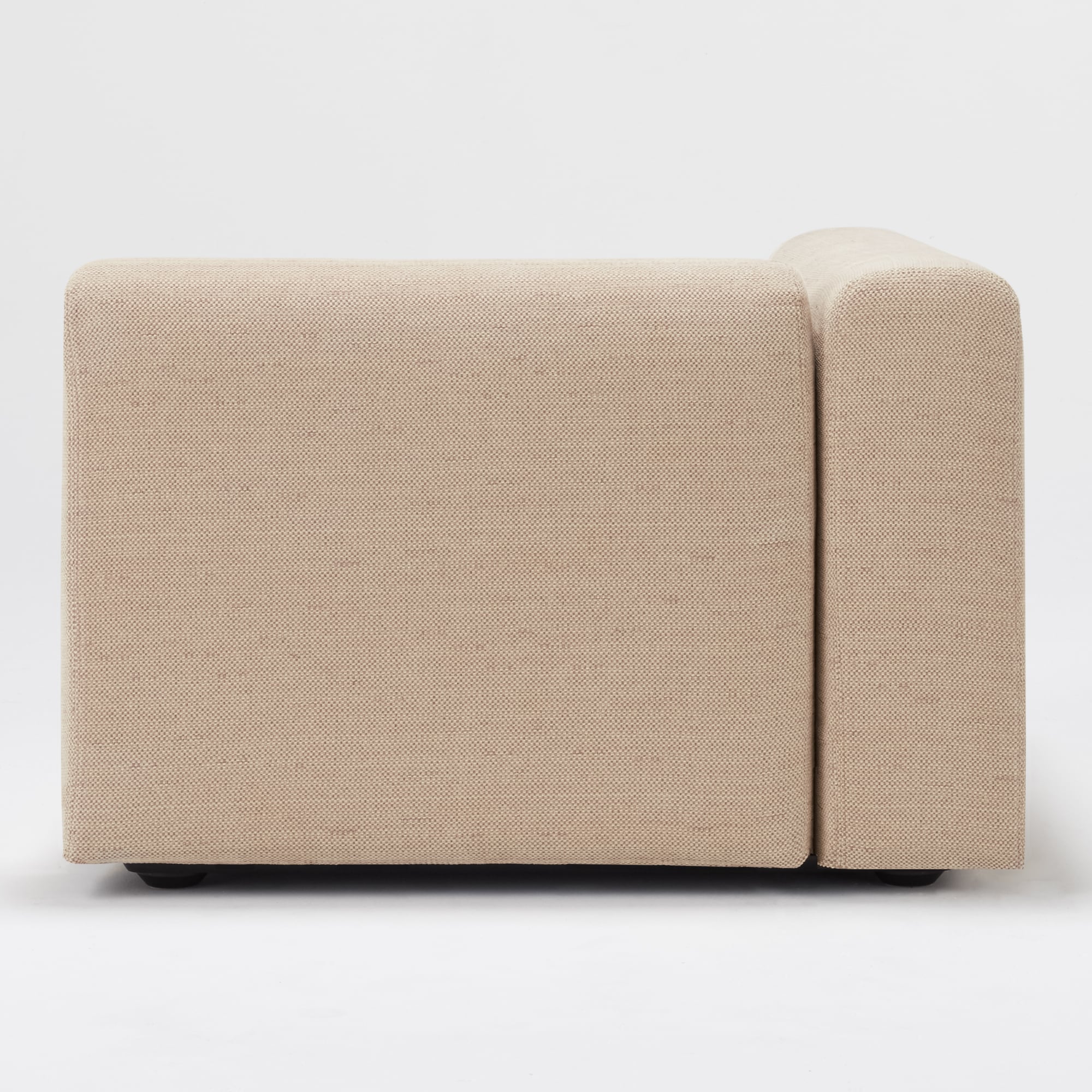 綿ポリエステル変り織ユニットソファ・アーム付・大・幅９８ｃｍ用カバー／ベージュ