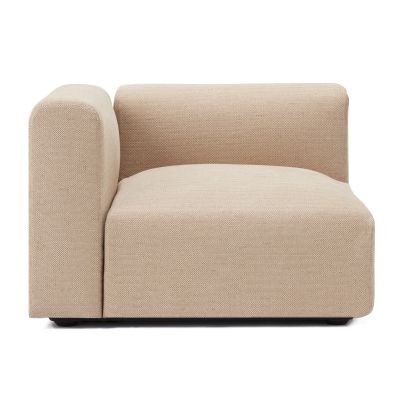 【カバー】綿ポリエステル変り織ユニットソファ・アーム付・大・幅９８ｃｍ用カバー／ベージュ