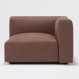 綿ポリエステル変り織ユニットソファ・アーム付・大・幅９８ｃｍ用カバー／ＢＲ