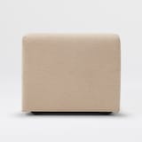 綿ポリエステル変り織ユニットソファ・アームレス・大・幅７７ｃｍ用カバー／ベージュ