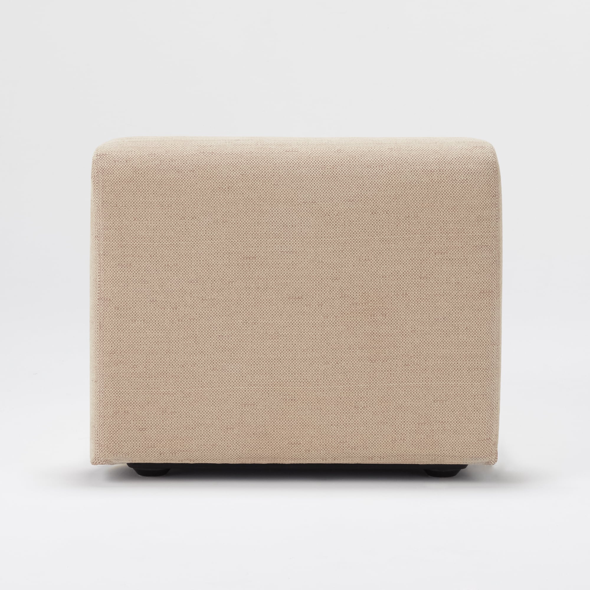 綿ポリエステル変り織ユニットソファ・アームレス・大・幅７７ｃｍ用カバー／ベージュ