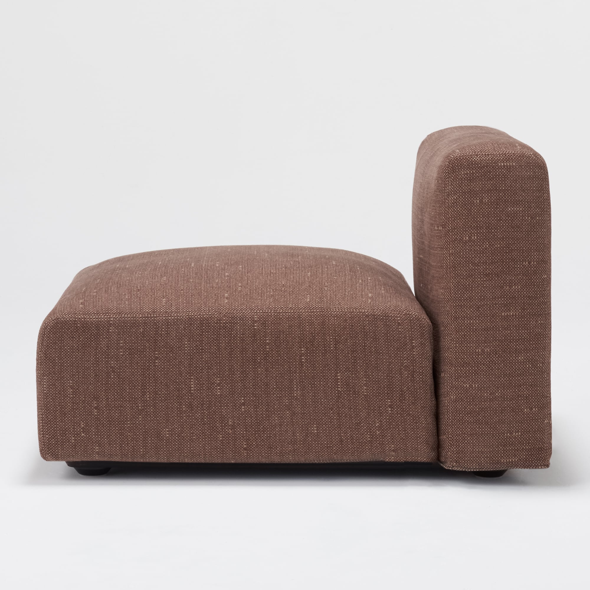 綿ポリエステル変り織ユニットソファ・アームレス・大・幅７７ｃｍ用カバー／ＢＲ