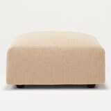 綿ポリエステル変り織ユニットソファ・オットマン・大・幅７７ｃｍ用カバー／ベージュ