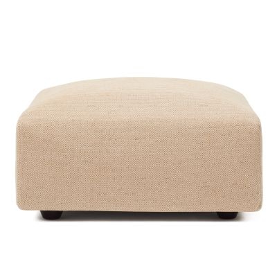 【カバー】綿ポリエステル変り織ユニットソファ・オットマン・大・幅７７ｃｍ用カバー／ベージュ