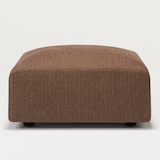 綿ポリエステル変り織ユニットソファオットマン・大・幅７７ｃｍ用カバー／ＢＲ