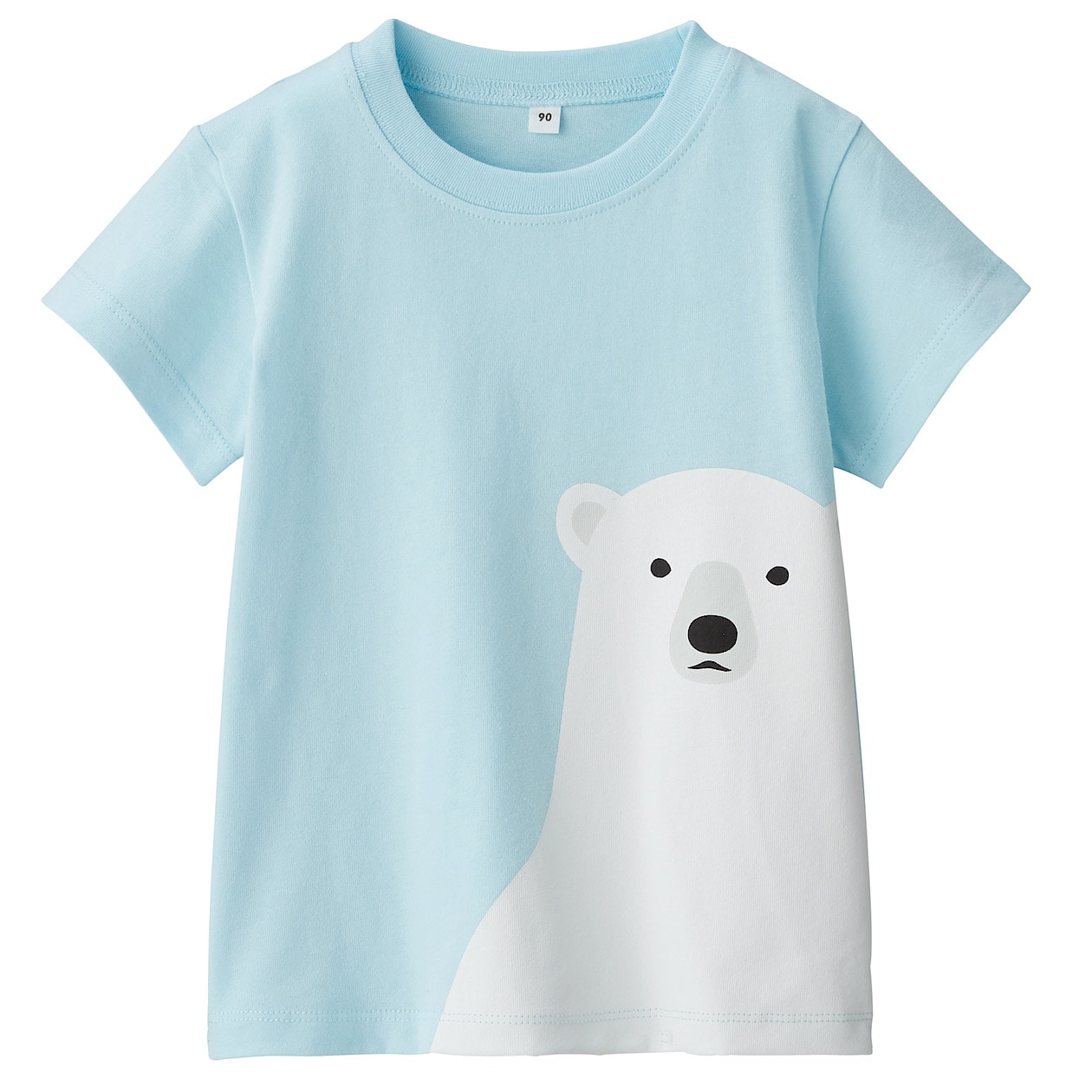 インド綿天竺編みプリントtシャツ ベビー ベビー80 ホッキョクグマ ベビートップス 通販 無印良品 インド綿天竺編みプリントtシャツ ベビー ベビー80 ホッキョクグマ ベビートップス 通販 無印良品