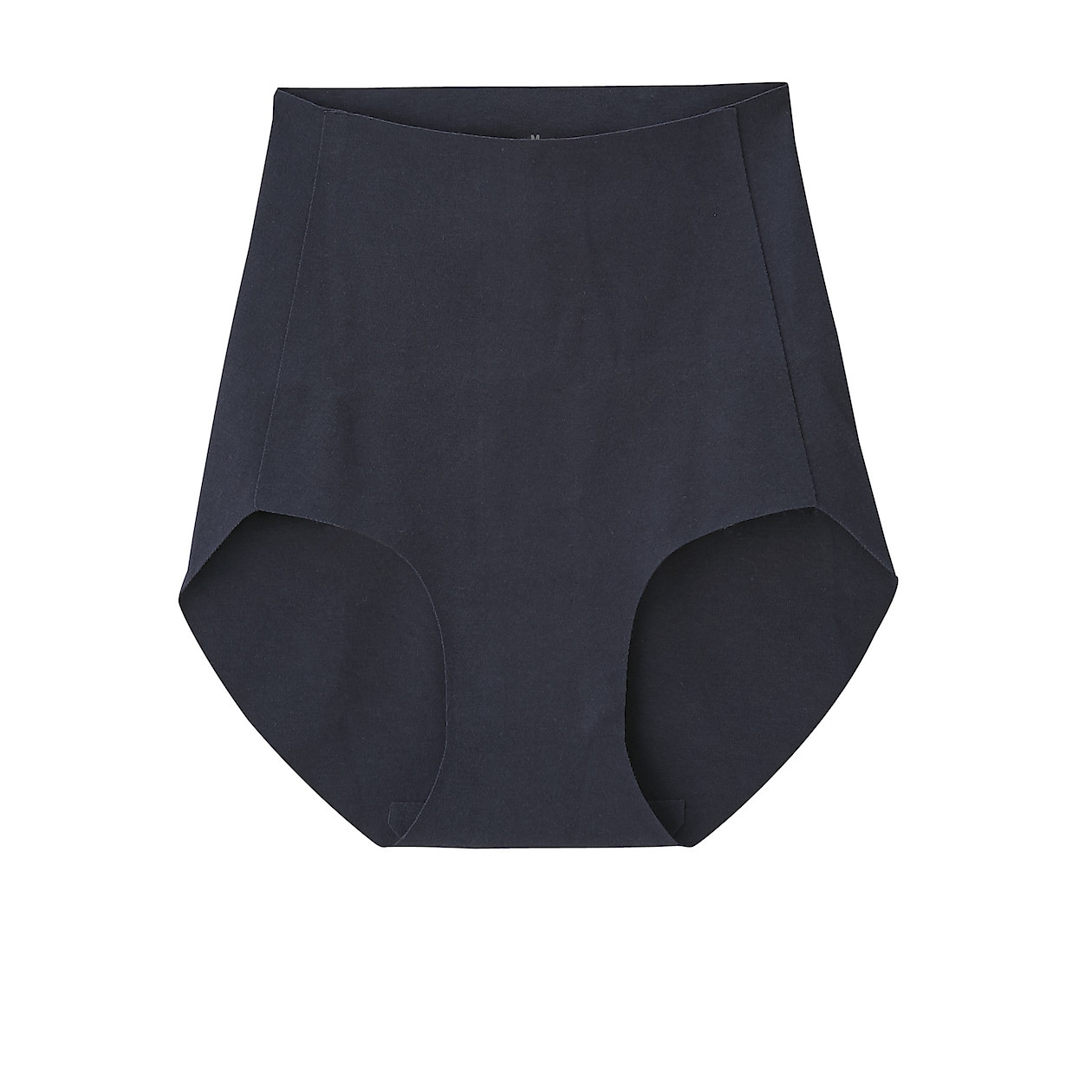 どこにも縫い目がない綿混ハイライズショーツ 婦人ｍ ネイビー どこにも縫い目のないインナー 婦人 レディース 通販 無印良品