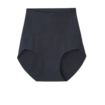 どこにも縫い目がない綿混ハイライズショーツ 婦人ｍ ネイビー どこにも縫い目のないインナー 婦人 レディース 通販 無印良品