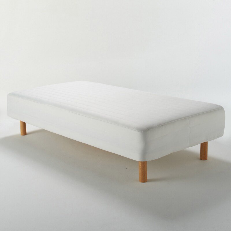 脚付マットレス・高密度ポケットコイル・セミダブル（スチールメッシュ  