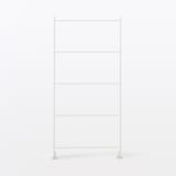 スチールユニットシェルフ・追加用帆立・小・ライトグレー