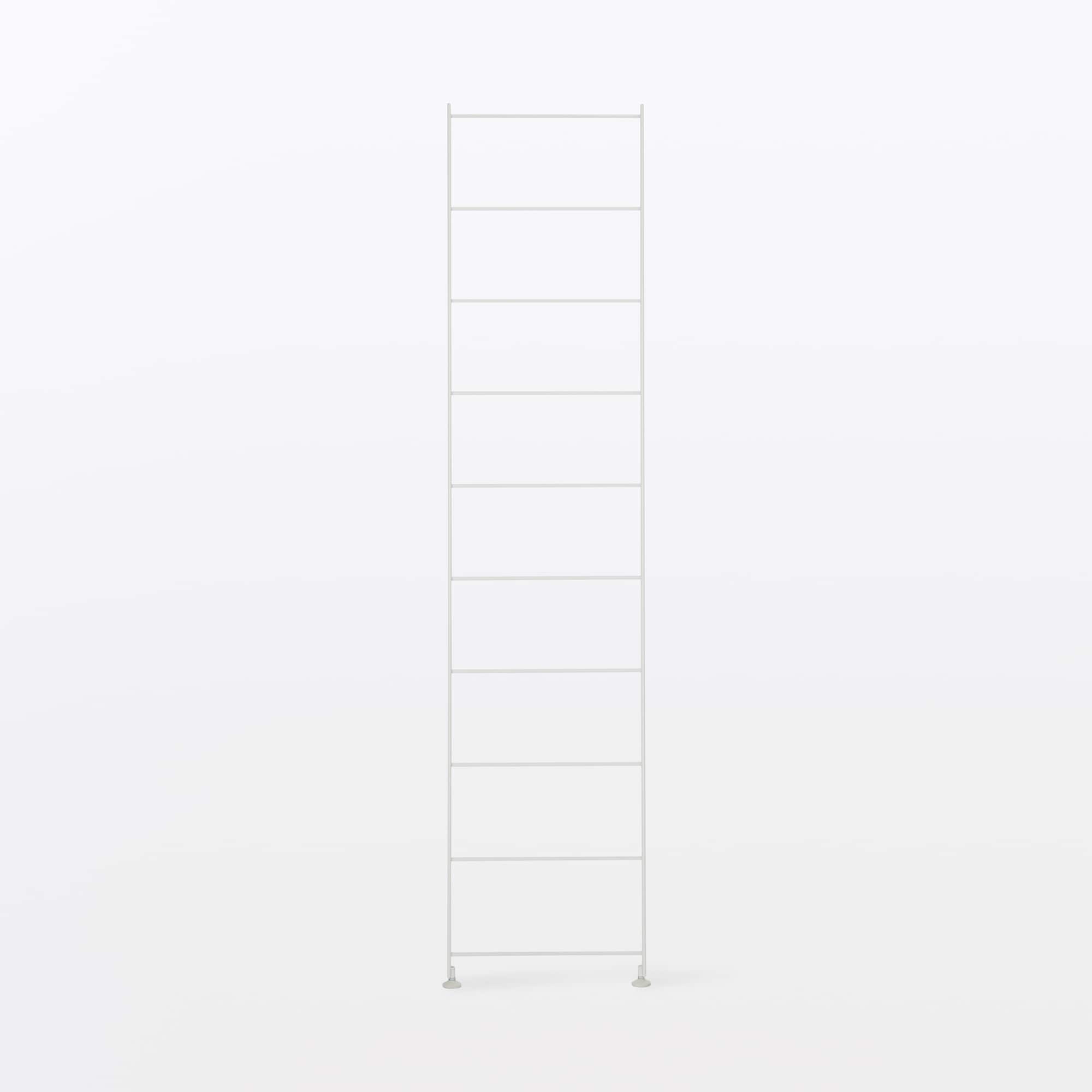 スチールユニットシェルフ・追加用帆立・大・ライトグレー