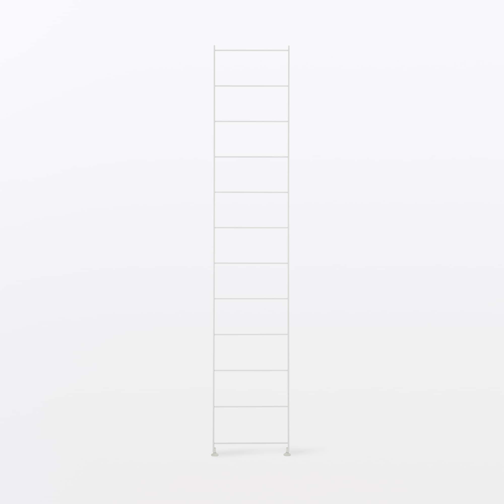 スチールユニットシェルフ・追加用帆立・特大・ライトグレー