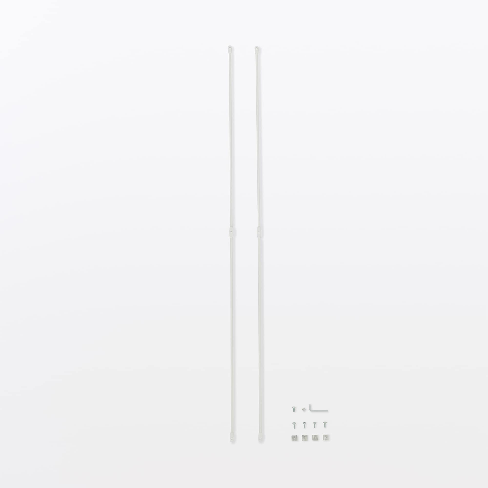 スチールユニットシェルフ用クロスバー・特大・ライトグレー