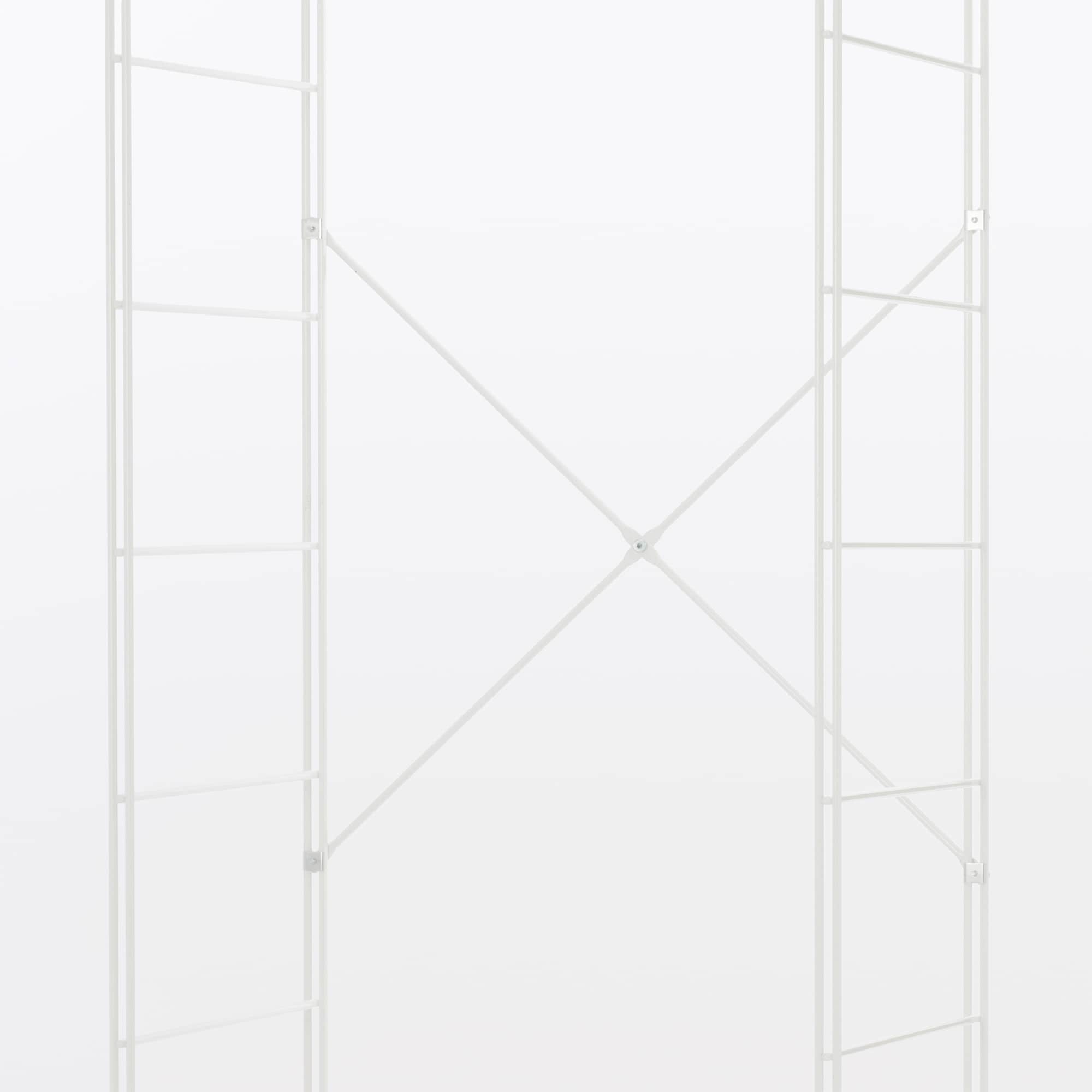 スチールユニットシェルフ用クロスバー・小・ライトグレー