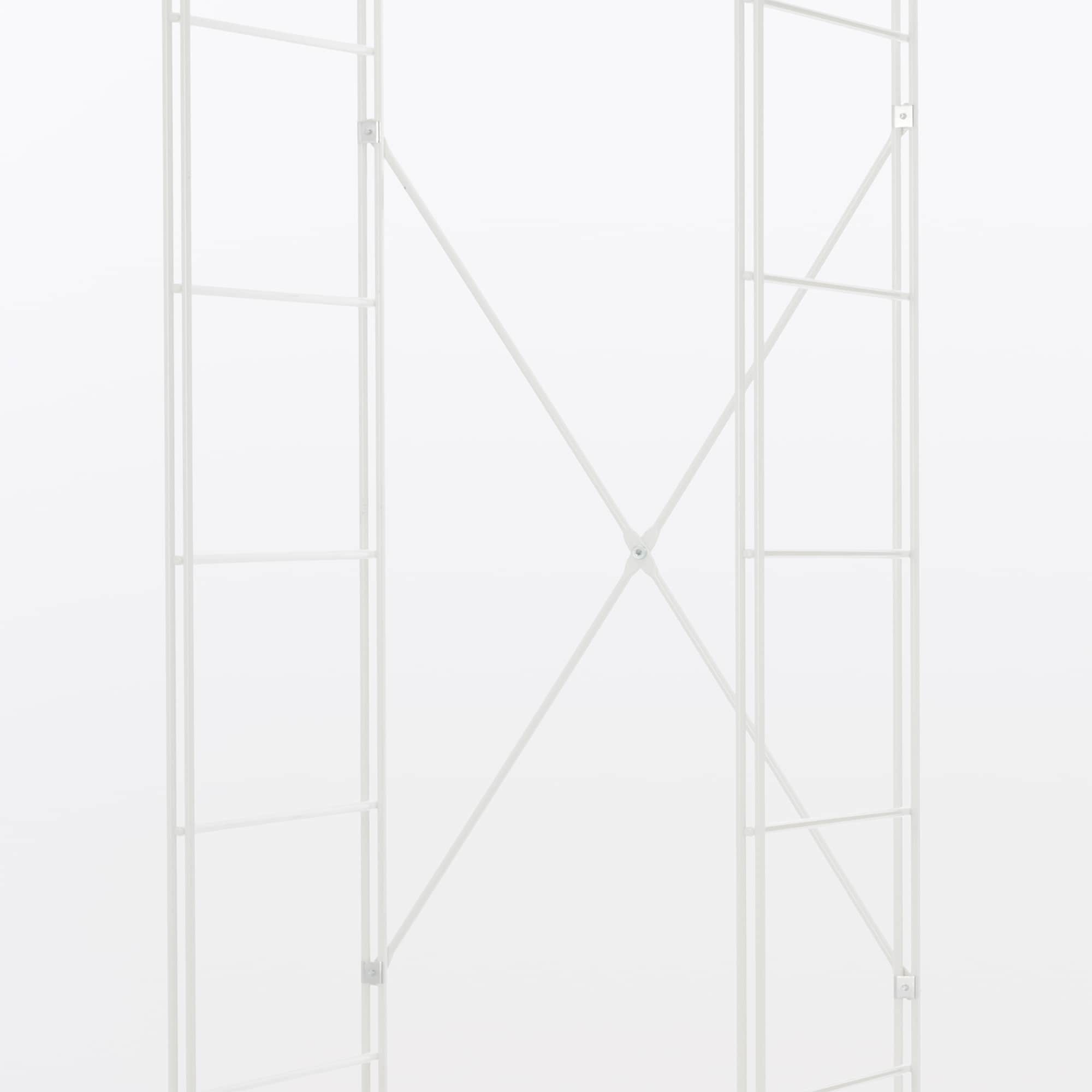 スチールユニットシェルフ用クロスバー・小・ライトグレー