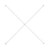 スチールユニットシェルフ用クロスバー・小・ライトグレー