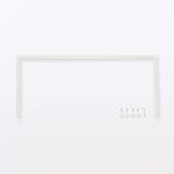 スチールユニットシェルフ用帆立補強パーツ・ライトグレー