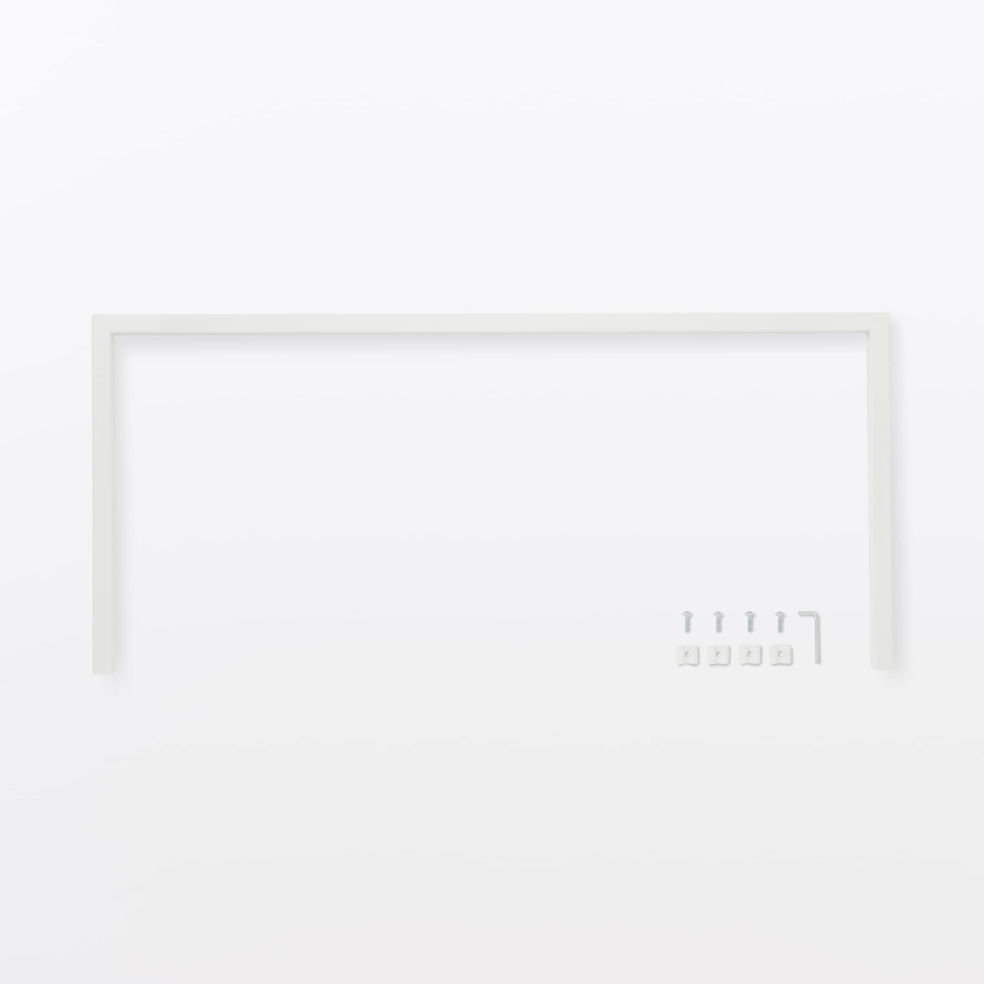 スチールユニットシェルフ用帆立補強パーツ・ライトグレー