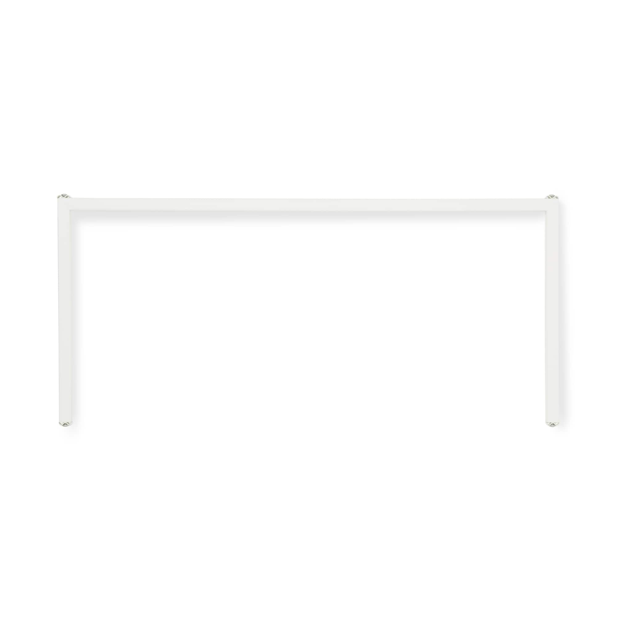 スチールユニットシェルフ用帆立補強パーツ・ライトグレー | 無印良品