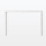 スチールユニットシェルフ用帆立補強パーツ・ライトグレー