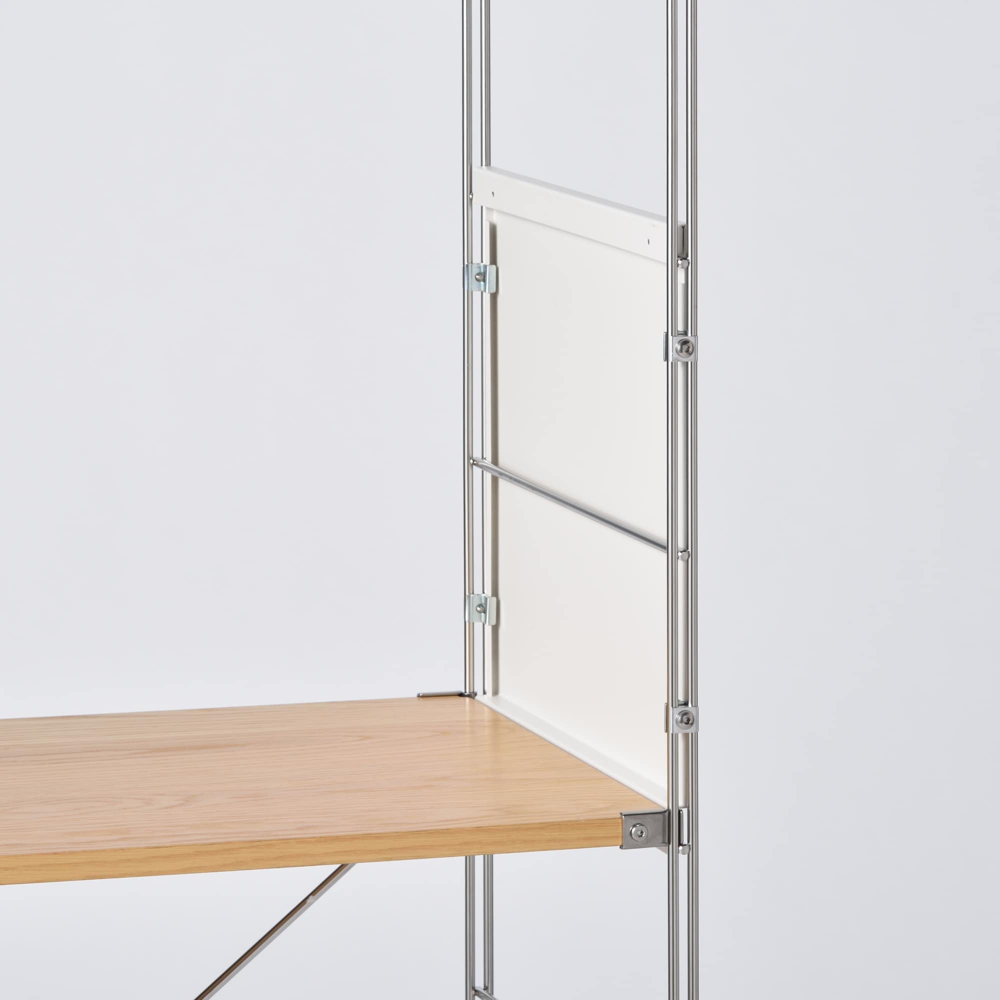 ユニットシェルフ用サイドパネル補強パーツ